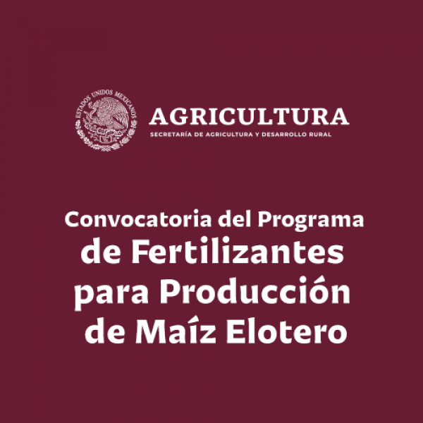 Convocatoria del Programa de Fertilizantes para Producción de Maíz Elotero